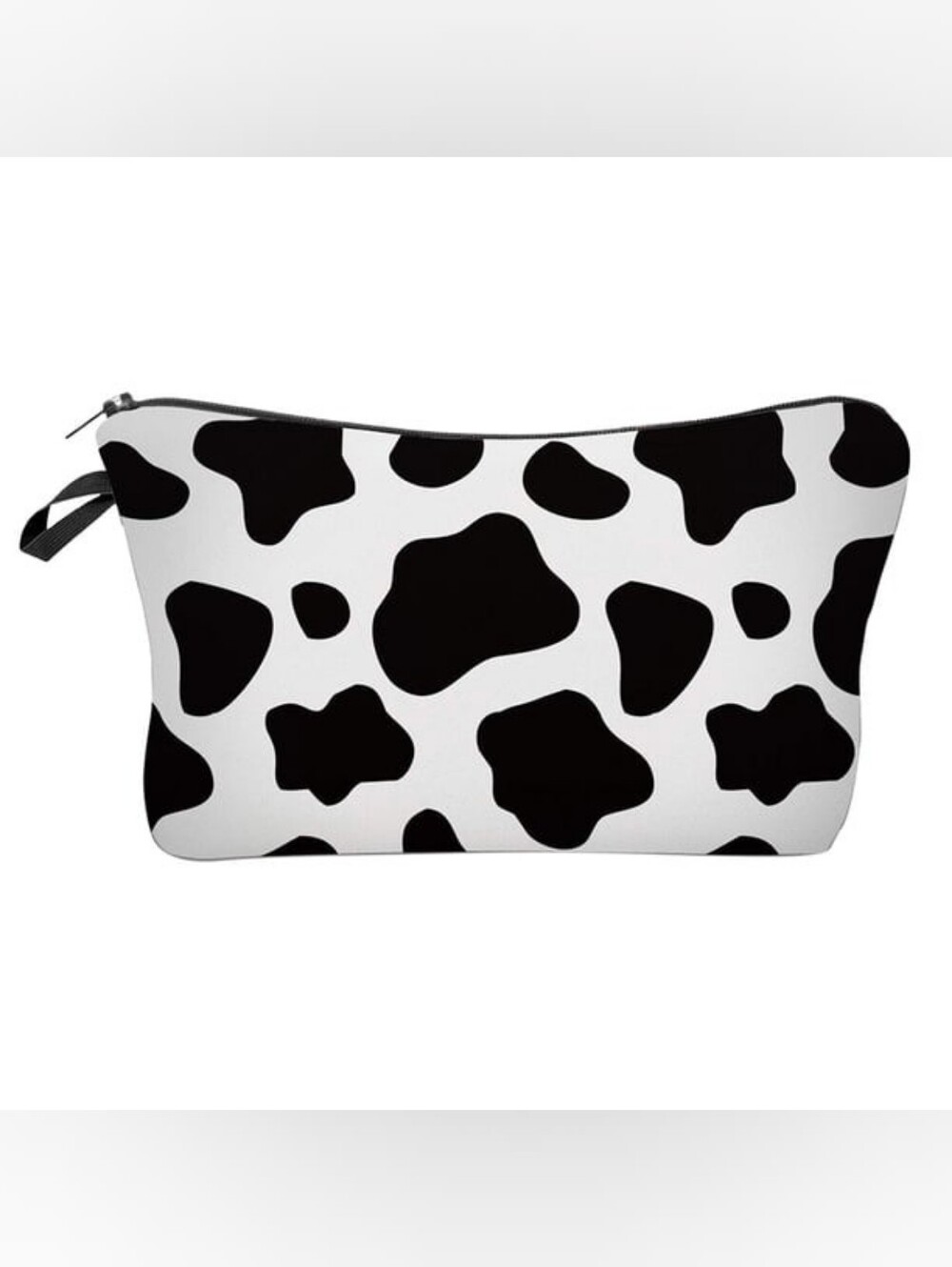 cow-print cosmetic Bag zipper pouch Clutch